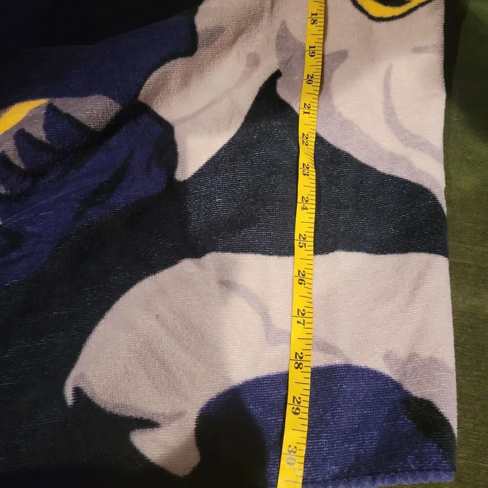 Retired Pottery Barn Kids Hooded Batman DC Comics Beach Bath Towel 30”x 50” 2013